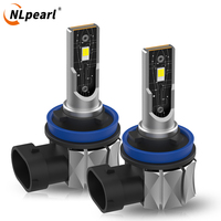 NLpearl H8 H11 LED Fog Lights Canbus H16JP 9005 HB3 9006 HB4 LED 6000K 50W White Auto Driving Running Light Bulb 12V 24V 16000LM