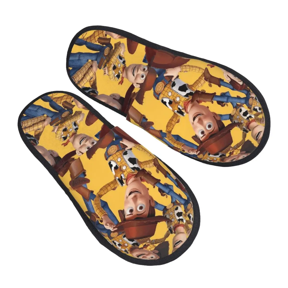 

Custom Toy Story Cartoon House Slippers Women Cozy Memory Foam Slip On Hotel Slipper Shoes
