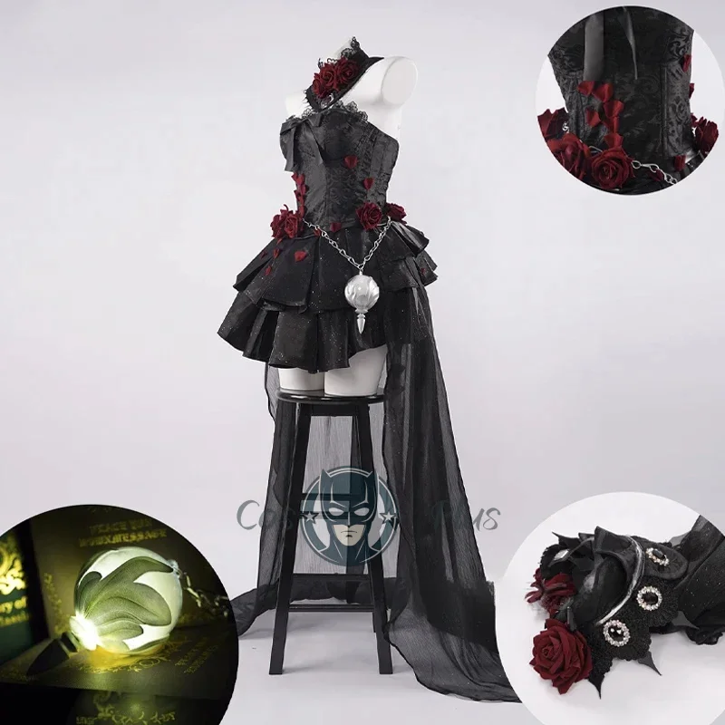 

Psychologist Cosplay Costume Everlasting Night Identity V Gothic Bride Vampire Wedding Dress Halloween Lolita