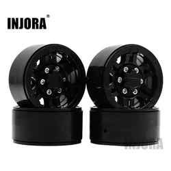 4PCS High Quality Plastic 1.9 Inch Beadlock Wheel Rim for 1:10 RC Crawler Axial SCX10 TAMIYA CC01 D90 D110 Wheel Hub