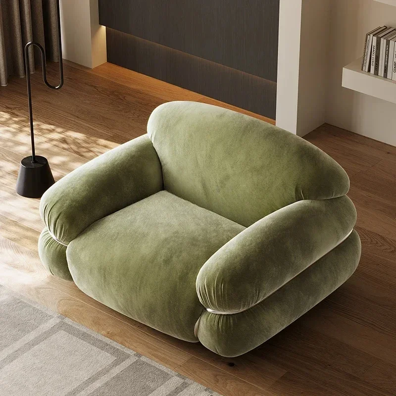 

Leisure chair, Italian minimalist sofa chair, armchair, living room sofa, balcony