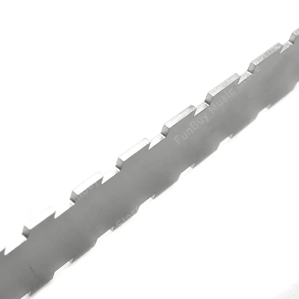 Dual Scale Guitar Neck Ruler Notched Straight Edge Rulers for Wooden Guitar Check Fretboard Straightness Flat Frets Guitar Parts