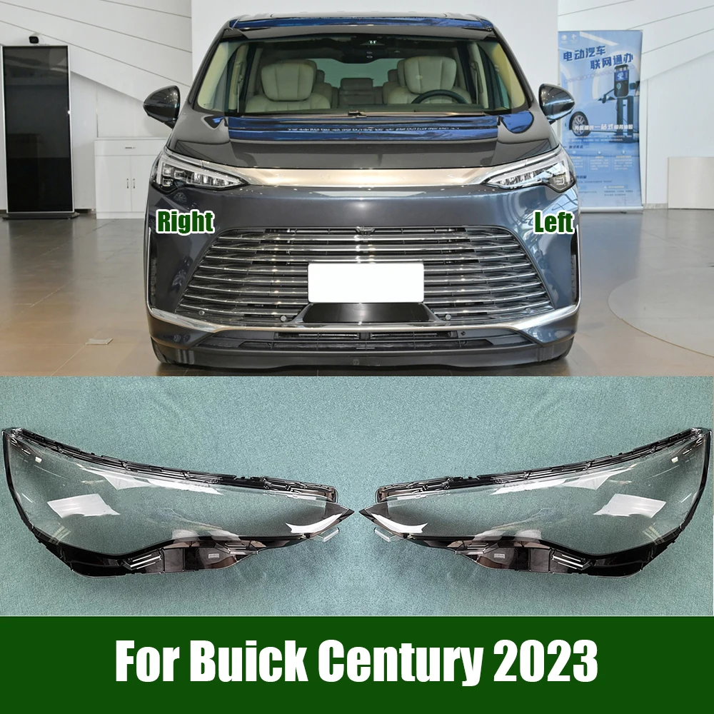 For Buick Century 2023 Front Headlamp Cover Transparent Mask Lamp Shade Headlight Shell Lens Replace The Original Lampshade