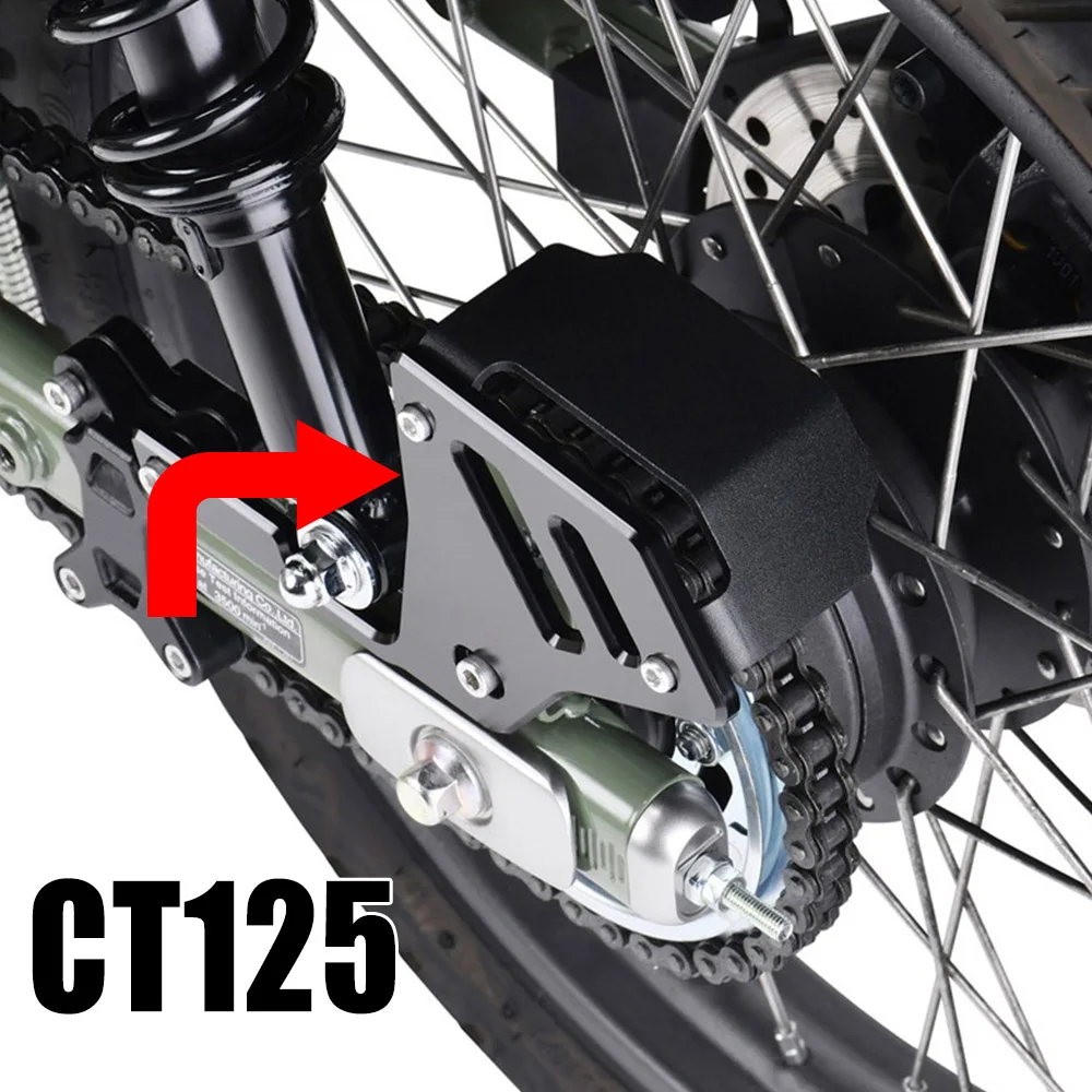 Chain Guards Protector Cover For HONDA CT125 CT 125 2020 2021 2023 Motorcycle Accessories Aluminum CNC Cover