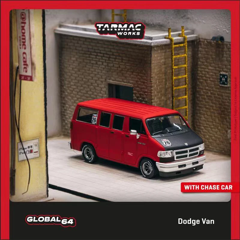 Tarmac Works 1:64 Model Car Bus Alloy Die-Cast Van Vehicle Collection Red