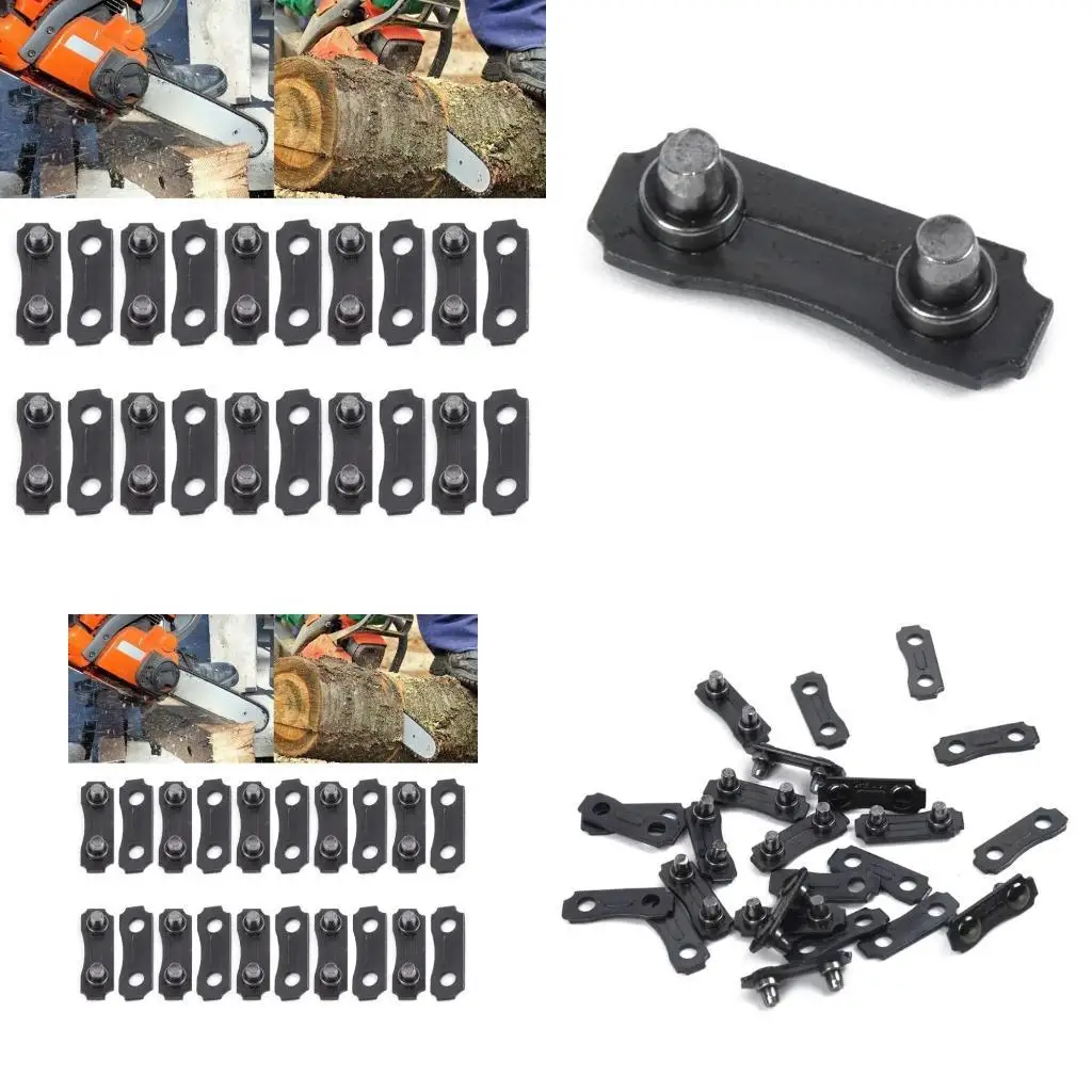 

652F 3/8" Chainsaw Chain Repair Kits Drive Links Part for 043 .050 Gaug Chain 10 Sets