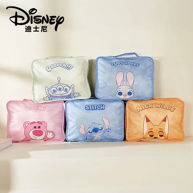 

Lilo and Stitch Disney Travel Makeup Bag 3-Piece Set Kawaii Cartoon Anime Printed Accessories Large Capacity Storage Handbag