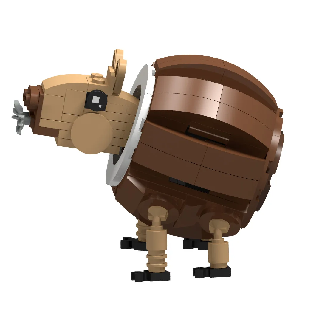 Caliente Bobrinni Cocosini Tung Tung Sahur bloques de construcción palo de madera hombre tiburón cocodrilo elefante ladrillos juguete para regalo fiesta favores