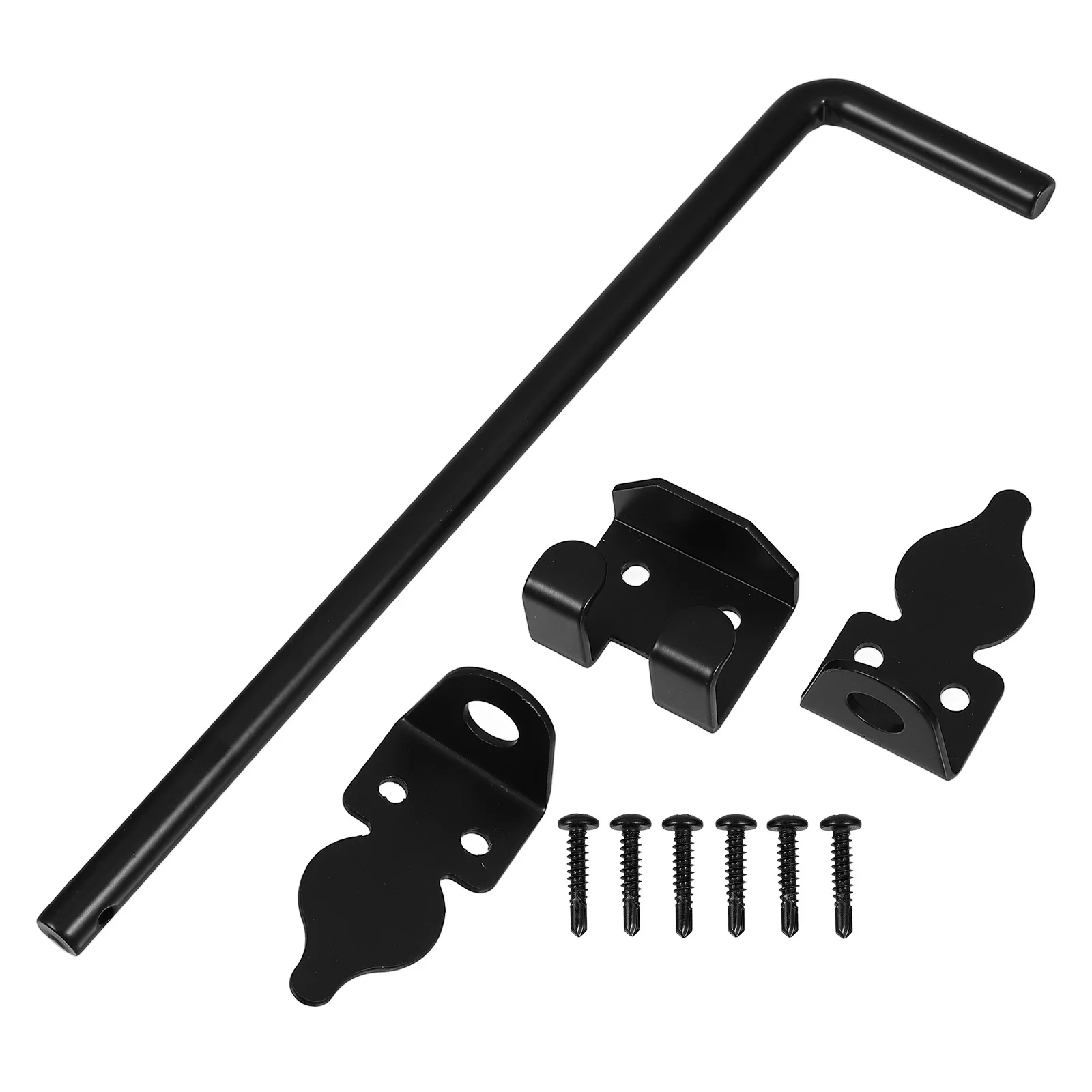 

Heavy Duty Cane Bolt Drop Rod Ground Latch For Wooden Metal Gates Outdoor Fence Hardware Security Lock Gate Stopper