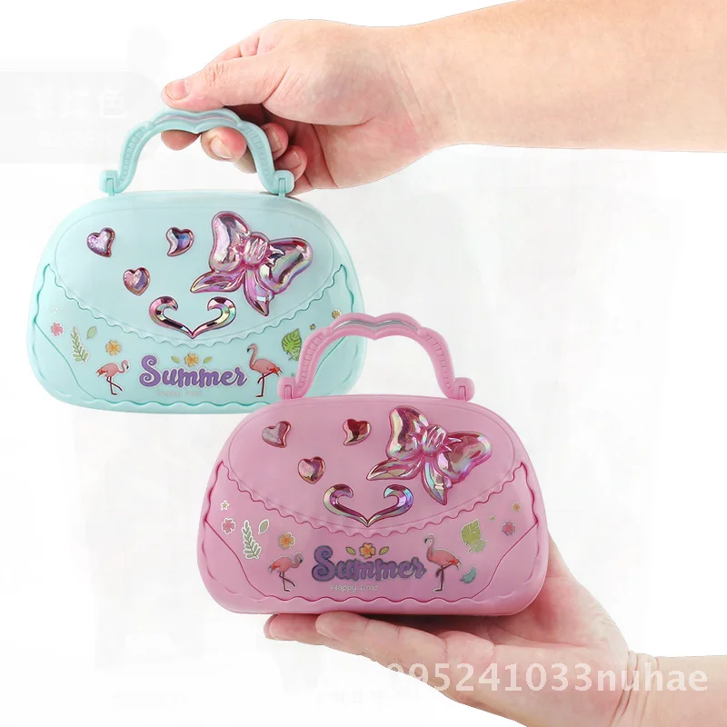 

Ballet Girl Music Box Kids Jewelry Box Handbag Rotating Design Children's Christmas Gift Blue Plastic Modern Minimalist