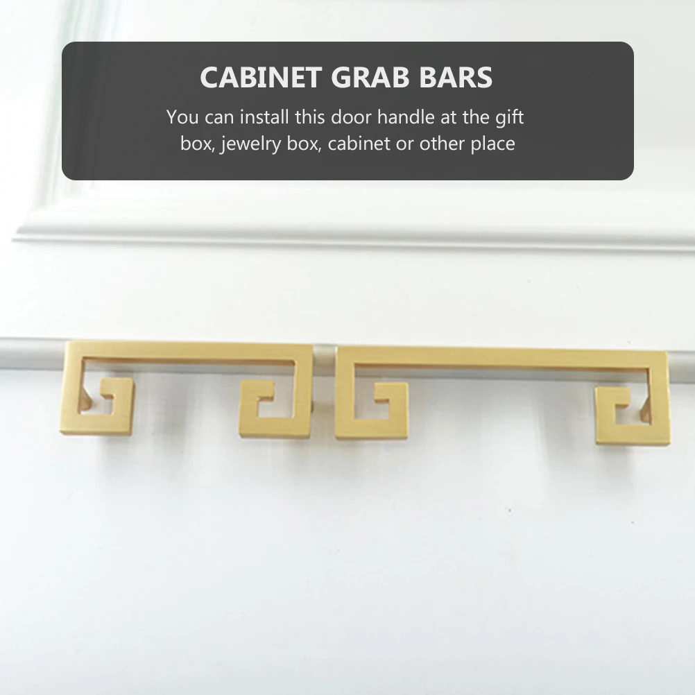 

2 Pcs Cabinet Door Handle Knob Bar Knobs Wardrobe Indoor Handles Furniture Kitchen Cabinent