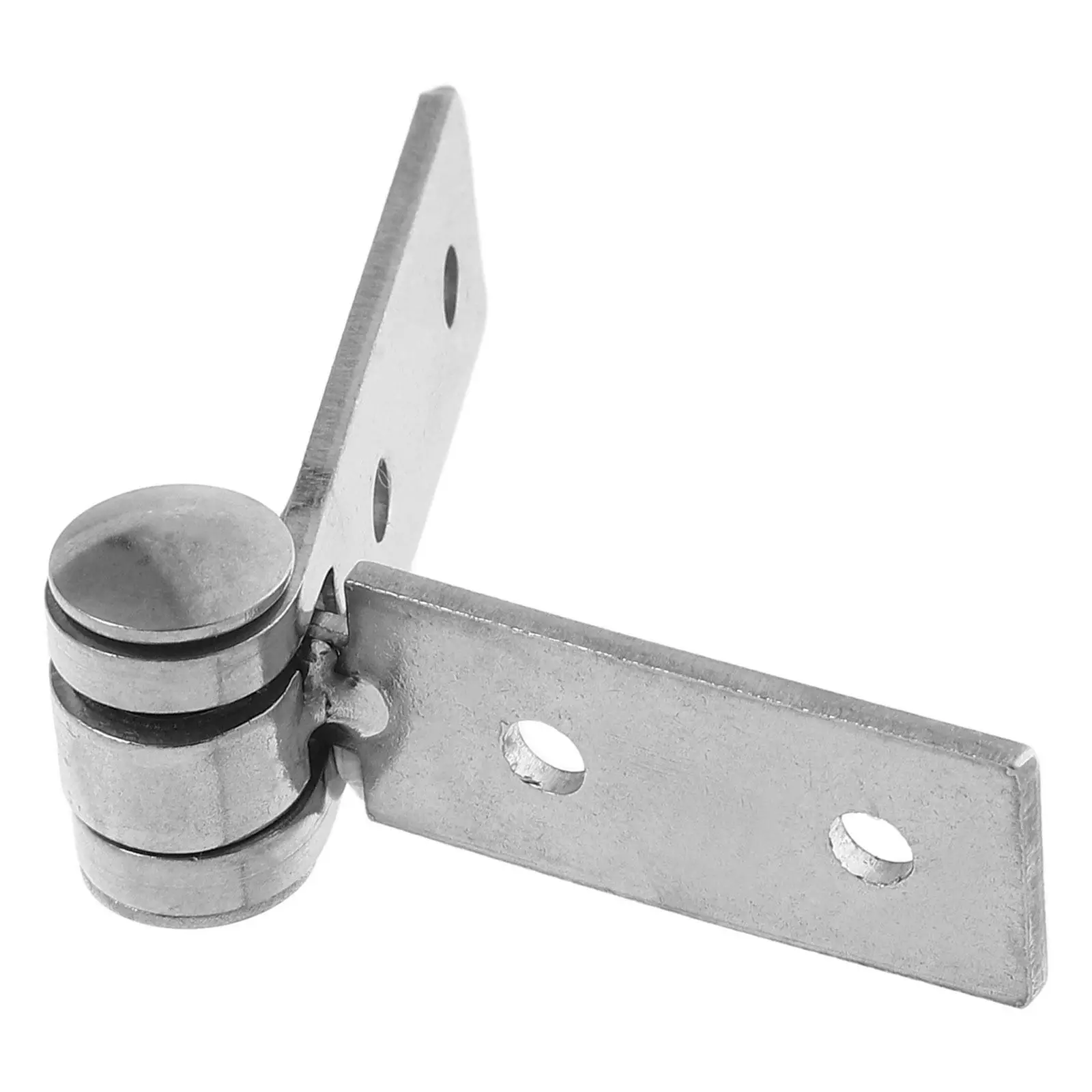 1Set Frameless Window Folding Hinge Stainless Steel Four-Hole Design for Glass Windows Window Fittings Home Renovation Hardware