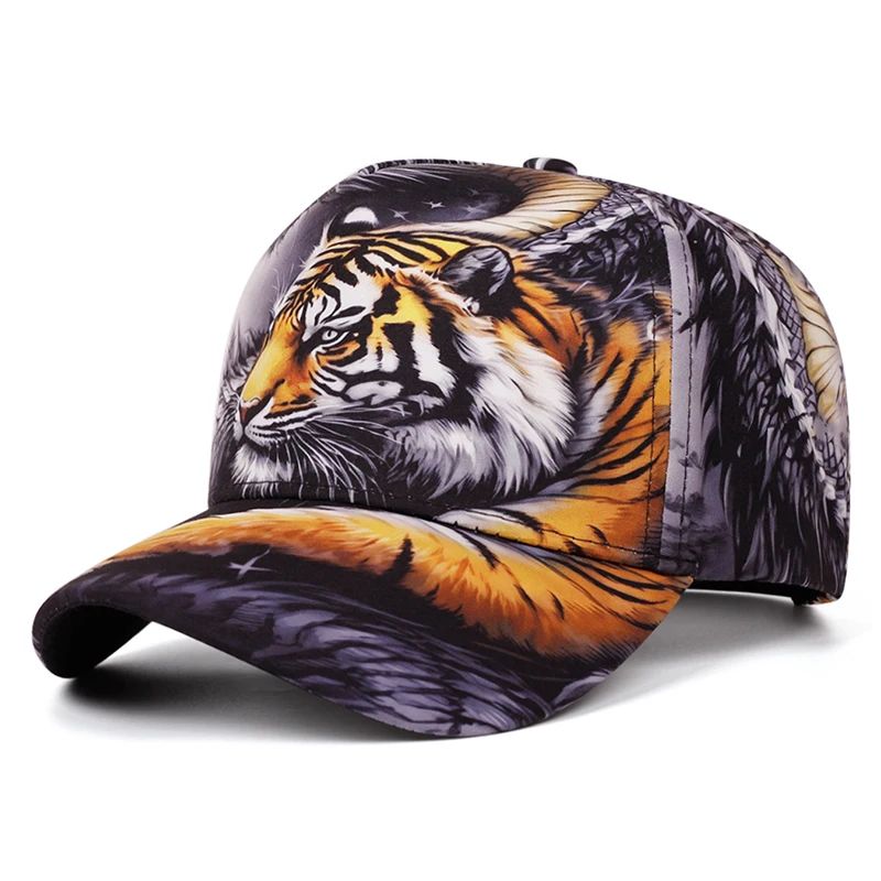 2026 New Baseball Hat Dragon Tiger Eagle Printed Hip Hop Hat Skateboarding Hat Outdoor Daily Decoration Hat Sunshade Hat Unisex