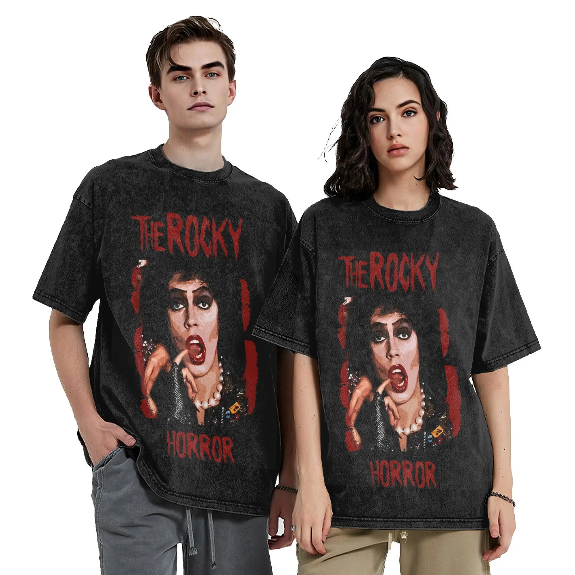 Stylish Women Men The Rockys Horror Show  Tee Shirt Cotton Washed  T Shirts Clothes