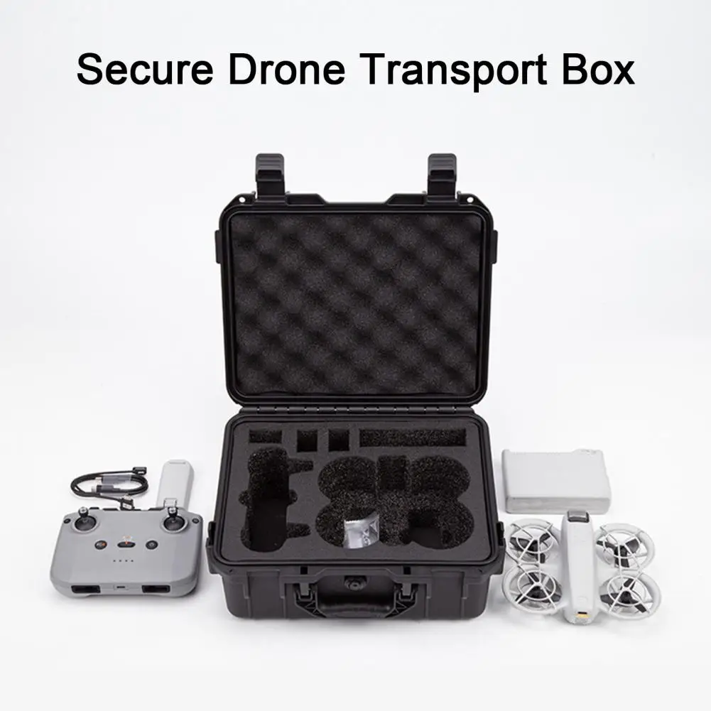 Portable Drone Carrying Case Durable Waterproof Drone Case with Handle for Drone Impact Resistant Hard Shell Protective Box