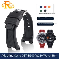 Silicone Watchband For Casio G-SHOCK GST Series GSTW300/400G/B100/S310 /210/S130 /S330 Watch Band Sports Rubber Strap Bracelet