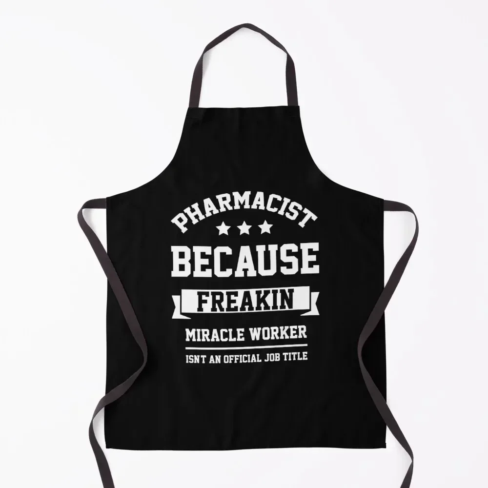 

Pharmacist - Cool Gift Job Apron Smock for hairdressing Restaurant for women with pocket Men kitchen Apron