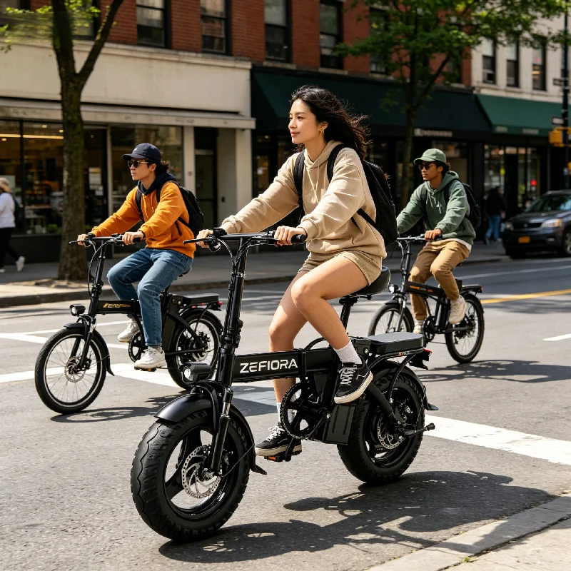 Adult Electric Bike for Household Daily Use, UL2849 Safety Certified, Adjustable Seat & Front Brake, Factory Original, US Warehouse Shipping image 11