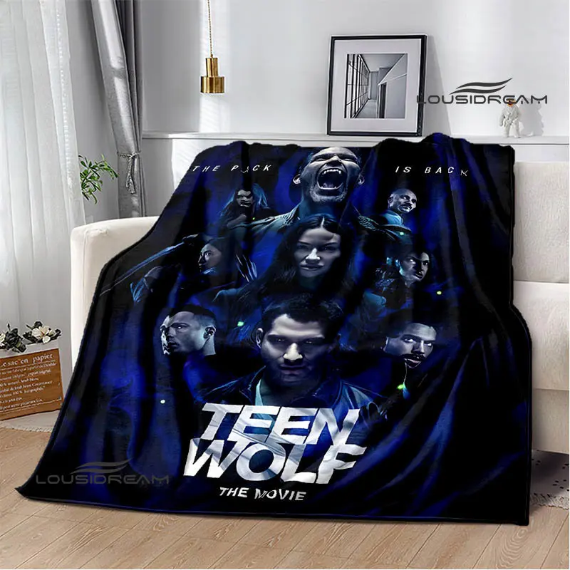 Movie Teen Wolf Printing blanket warm blanket Flange blanket soft and comfortable blanket home travel blanket birthday gift