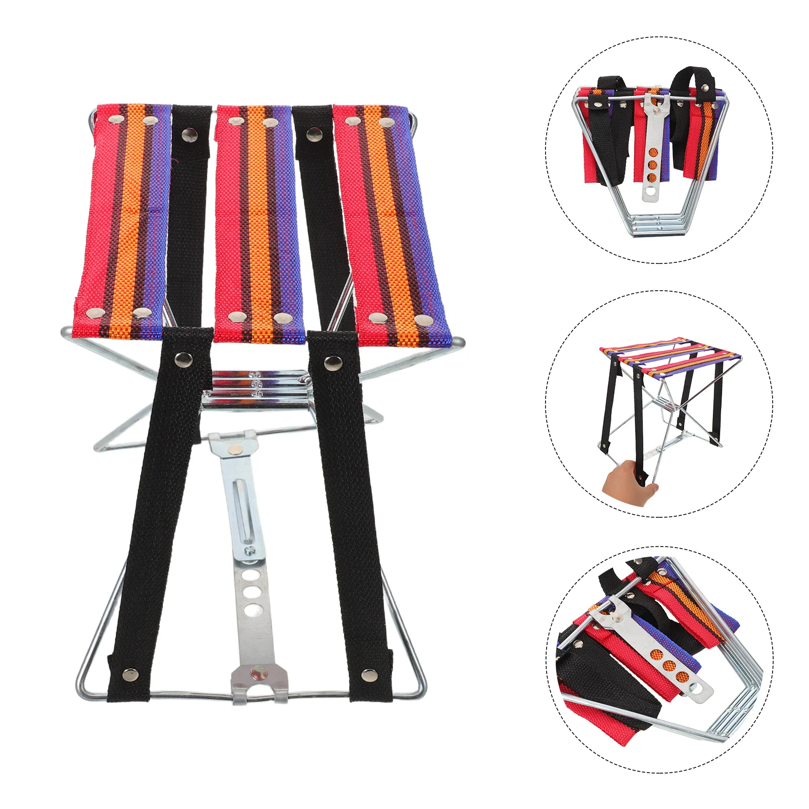 

Collapsible Footrest Stool Lightweight Foldable Design For Manicure Pedicure Home Salon Spa Outdoor Camping Fishing