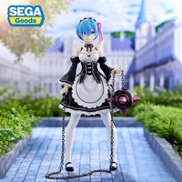 SEGA Original 21cm Re: Zero Starting Life in Another World Rem Anime Action Figures Model Collectible Statue Toys Gift Ornaments
