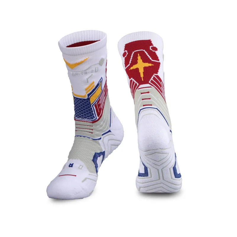 

Sock Leisure Athletic Sports Crew Dress Mid-calf Basketball Men Towel Soles Adult Professional Practical Fitness Elite Run B8W36