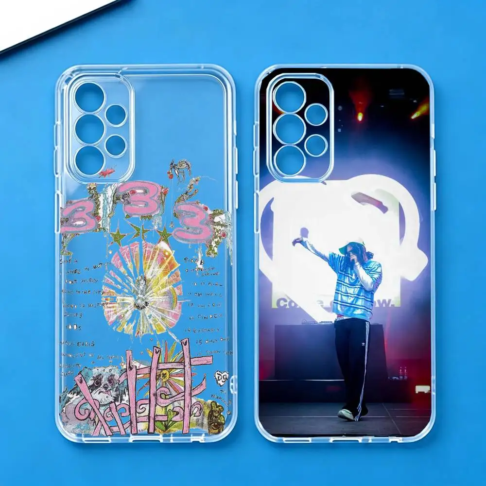 Bladee-333-Drain-Gang- Phone Case Transparent Silicone Soft For Samsung S25,S24,S21,S22,S23,S30,Ultra,S20,Plus,Fe