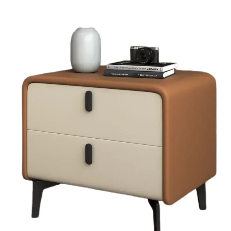 

Durable Modern Bedside Table Simple Luxury Solid Wood Night Stand for Bedroom Nightstands Mini Storage Cabinet Home Bedroom
