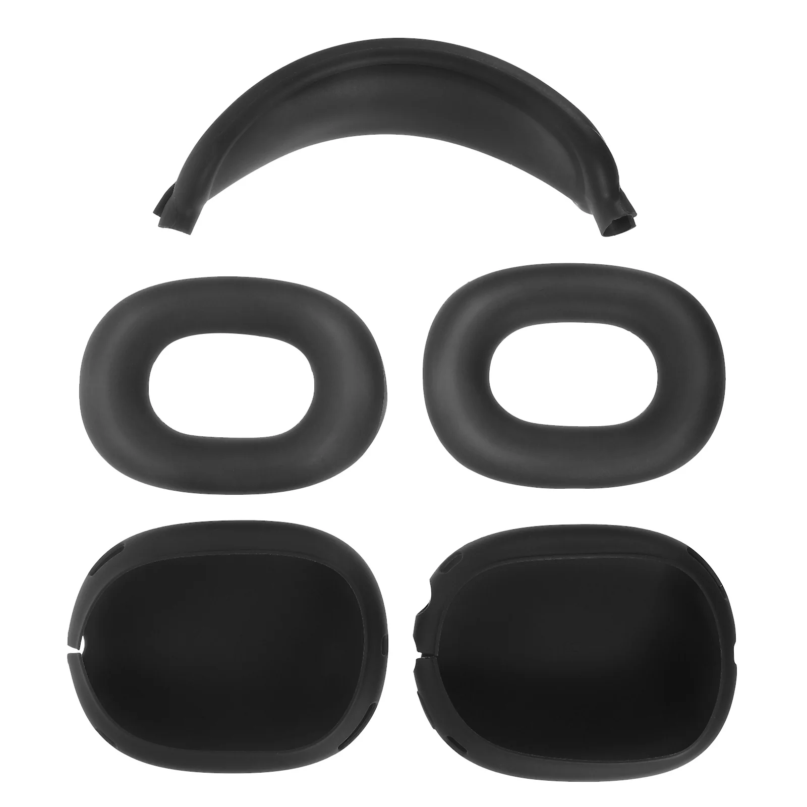 

1 set Headphone Cover Tpu Earphone Case Padding Cushion For Scratch Resistant Drop Proof Comfort Fit Stylish Design