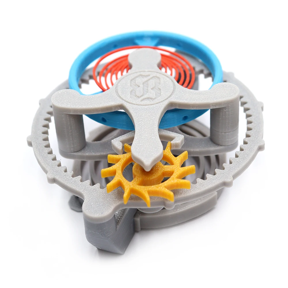 Mechanical Clock Internal Structure Model Tourbillon Working Principle 3D Printing DIY Movement Winding Gear Device