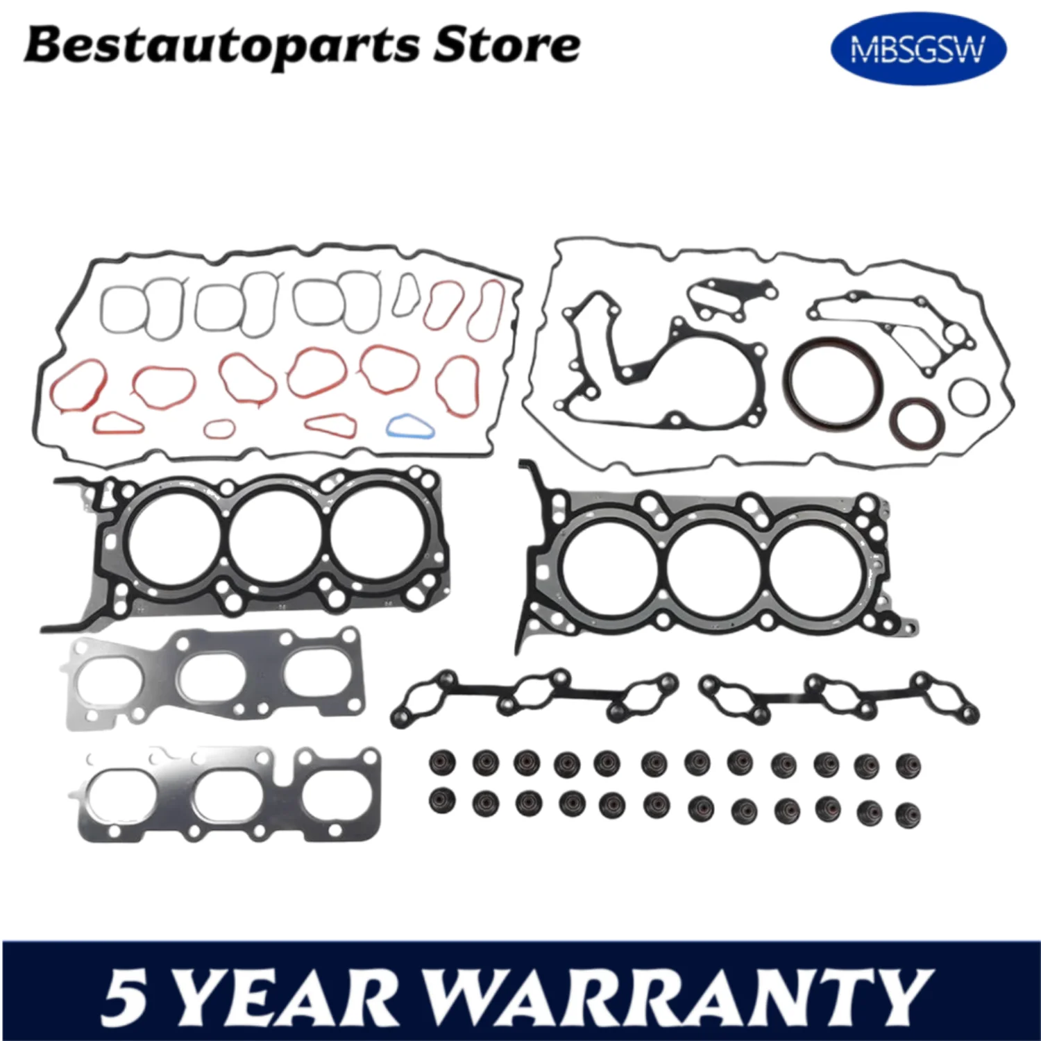 

Комплект уплотнений для капитального ремонта двигателя HS26422PT CS26414 ES72366 для Hyundai Azera Santa Fe Sonata DOHC G6DB 3.3 06-04/20/07
