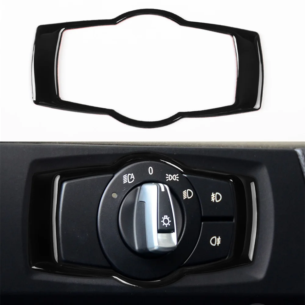 for 3 Series e90 e92 e93 Modify 320i 325i 2005-2012 Headlight Lamp Decoration Cover Trim Car Interior Accessories ABS Black