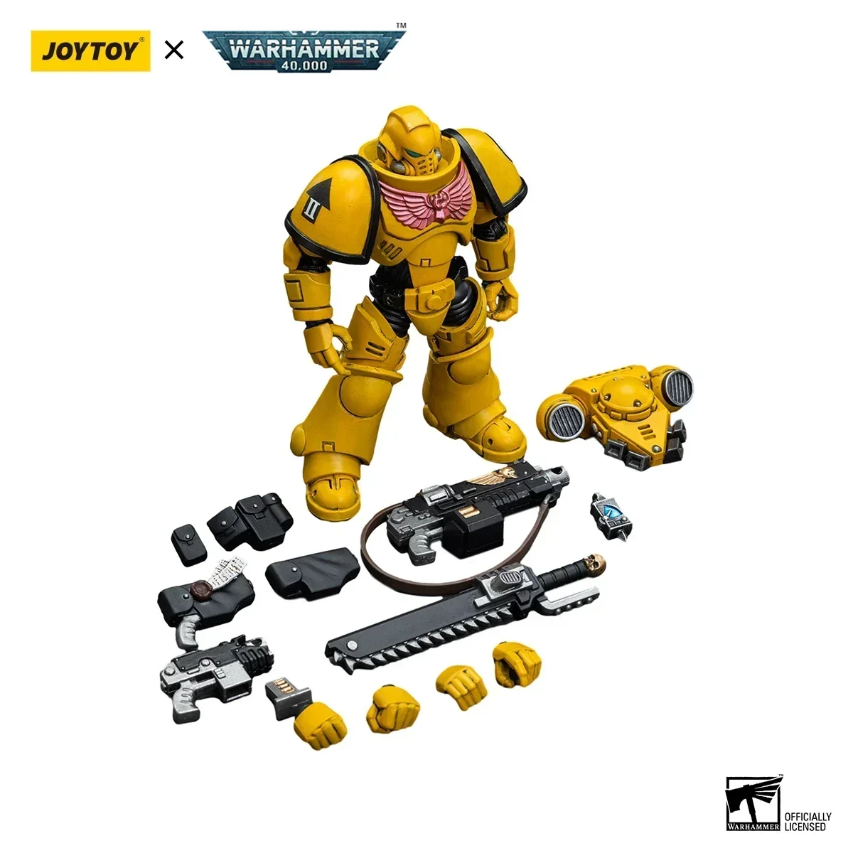 

In Stock JOYTOY Genuine Warhammer 40K 1/18 Imperial Fists Intercessors Anime Action Figures Model Toys Collectible Gifts