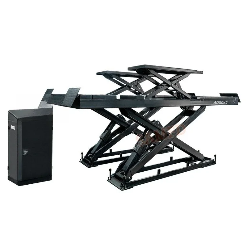Auto maintenance equipment Kizo child and mother large scissor lift scissor lift can be positioned