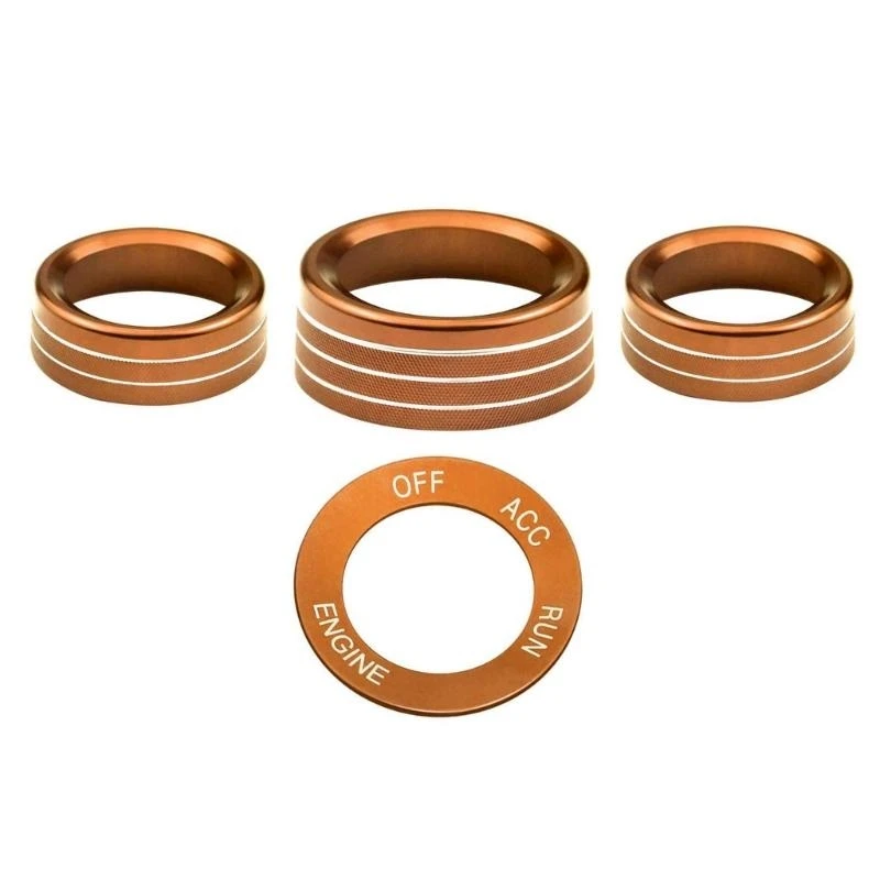 

for-Challenger 15-21 Engine Start Stop Button Cover Car Center Console Knob Ring