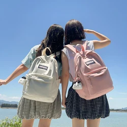 Korean School Bag Female College Student Simple All Take Campus Wind Backpack Female Birthday Ins Wind Student Backpack