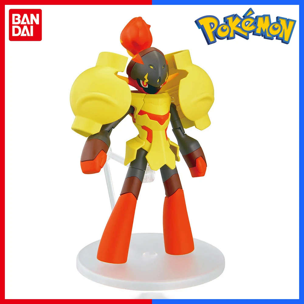 재고 있음 반다이 오리지널 포켓몬 모델 키트 PLAMO NO.58 Armarouge Elf 애니메이션 액션 피규어 PVC 모델 컬렉션 조립 장난감 선물