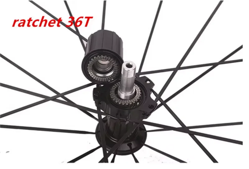 JKLitepro 700C Bicycle Wheel 36T Ratchet 30/40/50mm Road wheelset bike Cosmic Elitewheels Rim Brake V/C/Disc Brake