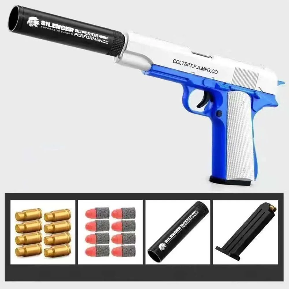 Safe Toys For Boys Girls Soft Bullet Glock Toy Gun Birthday Gift For Kids Dropshipping