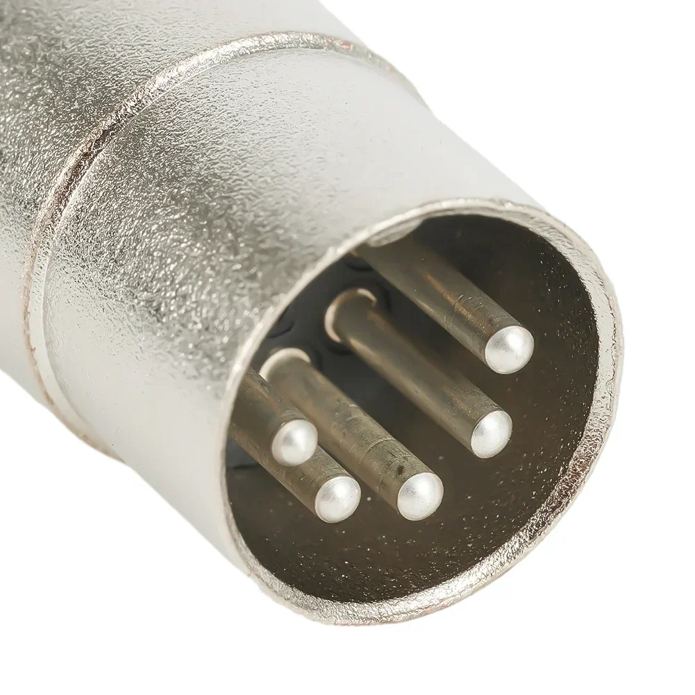 High Quality 5 Pin DIN Plug Male Midi Connector Cable Lead Audio Adapter Male Inline Plug Data Connection Plug