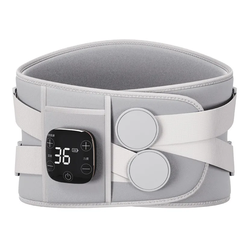 Cordless Heating Pad With Massager For Back Pain Relief Cramps With 3 Heat&Timer 3 Vibration Back Lumbar Support Belt-B27C