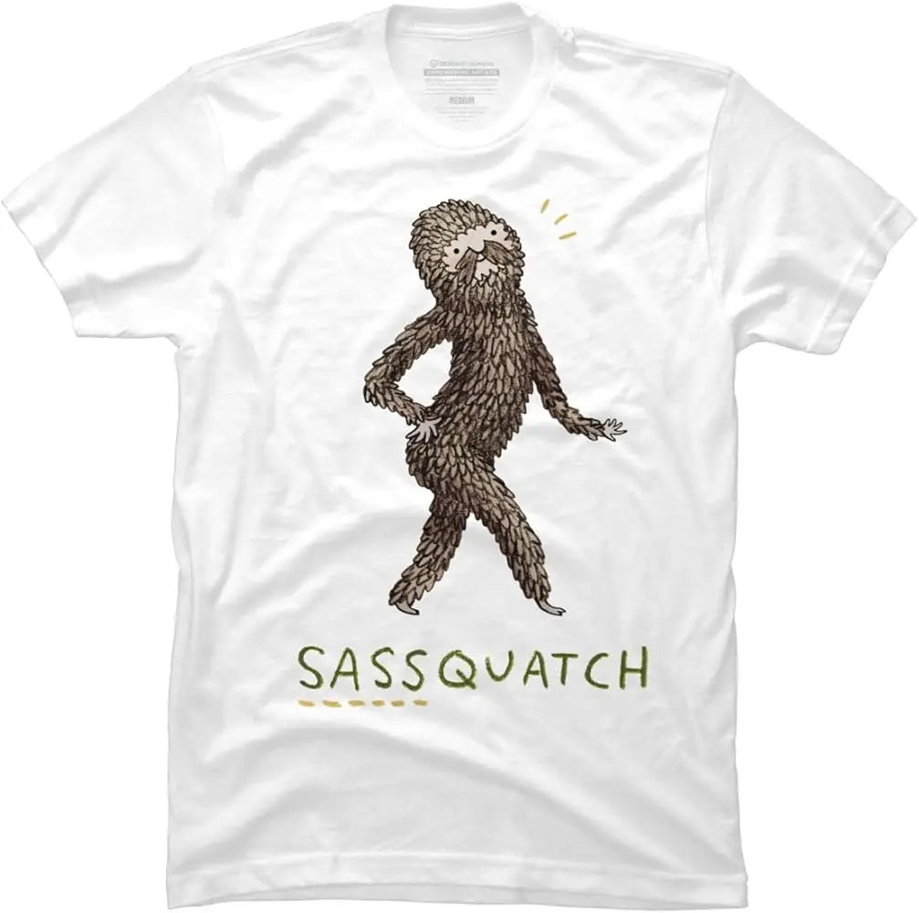 Sassquatch by SophieCorrigan T-Shirt for Men Clothing Women Tees Y2K tops Unisex Summer Short Sleeve