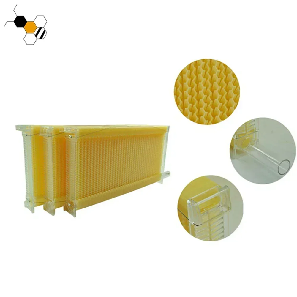 Automatic Self-Flowing Honey 7 Bee Hive Frames Set Apiculture Equipment Auto Flows Honey Beehive