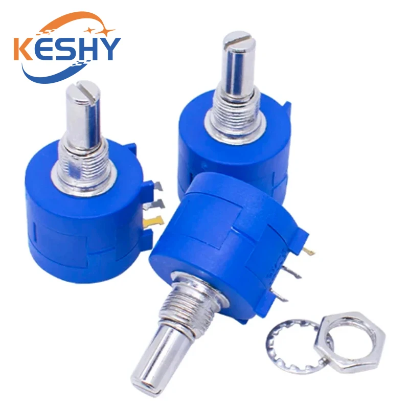 3590S Multiturn Potentiometer 500 1K 2K 5K 10K 20K 50K 100K ohm Potentiometer Adjustable Resistor 3590 102 202 502 103 3590S-2