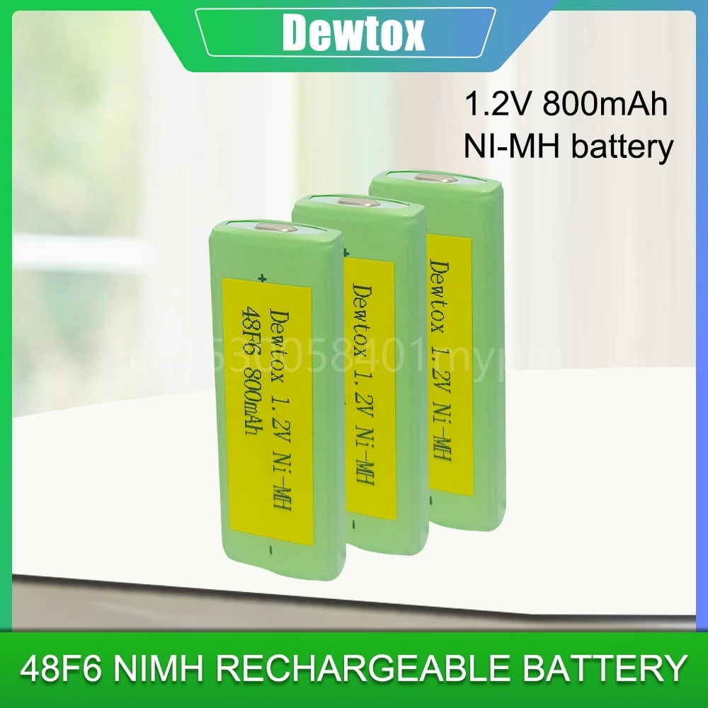 Batterie aste pour MD CD baladeur et lecteur de bande, dictionnaire électronique, 1.2V 48F6 800mAh Gum 24.com Ni-Mh
