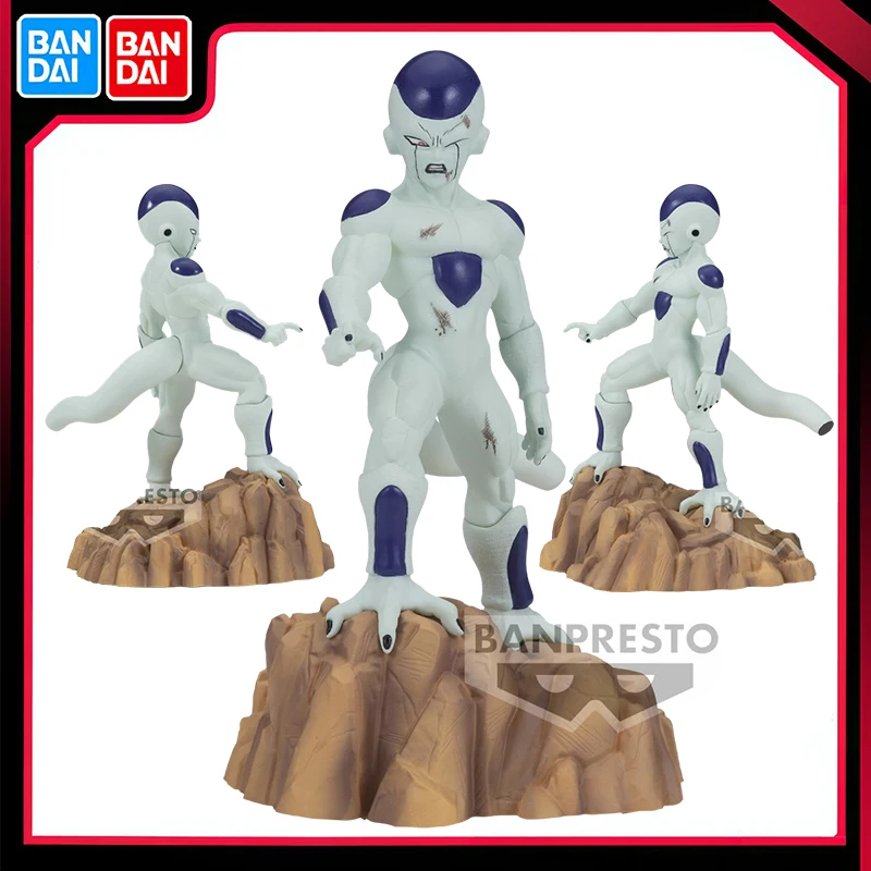 Bandai Original Banpresto Japan Anime Dragon Ball Z History Box Vol.5 Frieza PVC Action Figure Collection Model Toy Child Gift