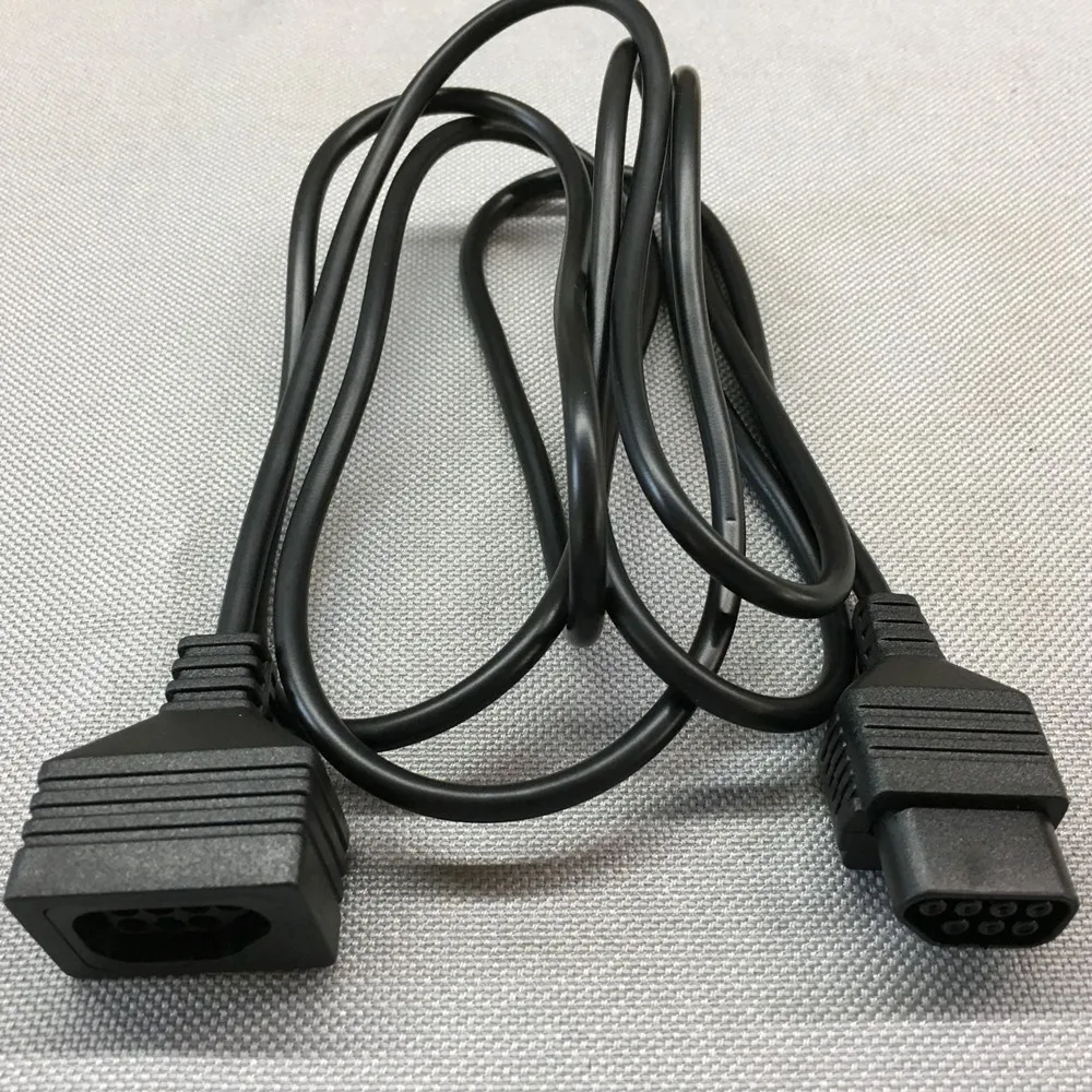 

100pcs 1.8M 7Pin Game Controller Extension Cable for NES Console