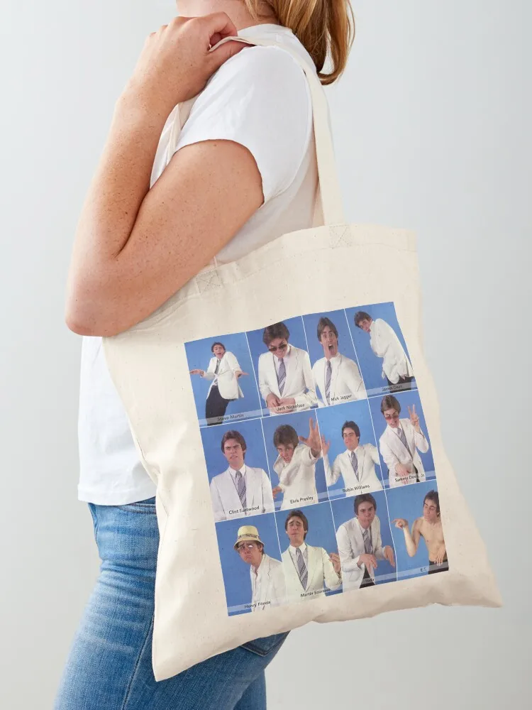 

Jim Carrey Impressions Tote Bag sacs de shopping custom tote bag reusable shopping bags cute pouch bag