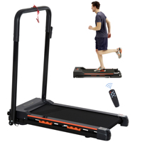 Electric Treadmill 1-6 Km/H Lcd Screen Remote Control 105X56X108.5 cm