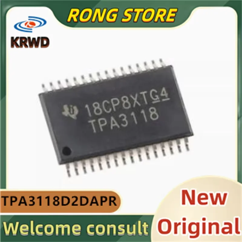 (10PCS)  TPA3118 New and Original Chip IC TPA3118D2DAPR  TPA3118D2  3118 HTSSOP32